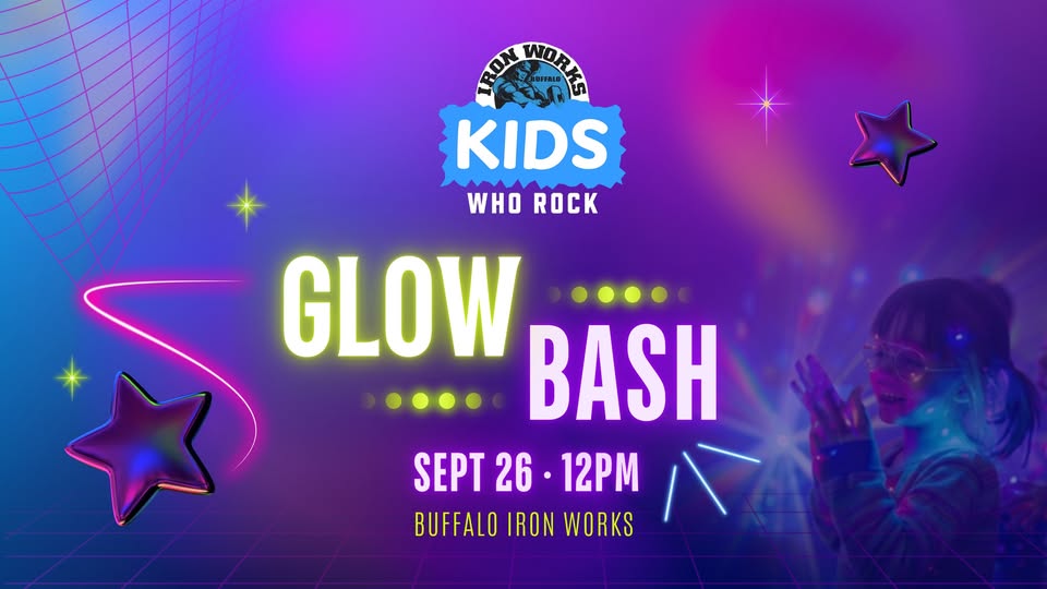 Kids Who Rock: Glow Bash at Buffalo Iron Works | SEPT 26 event image
