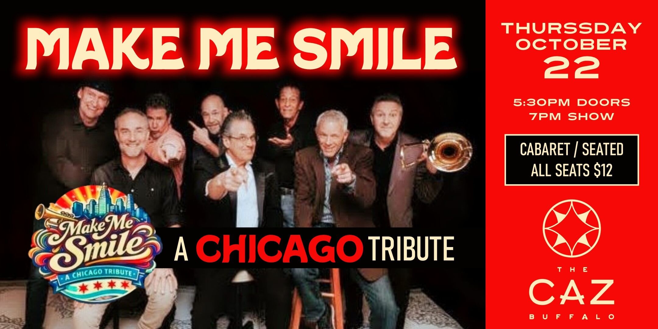 MAKE ME SMILE - The Music Of Chicago event image