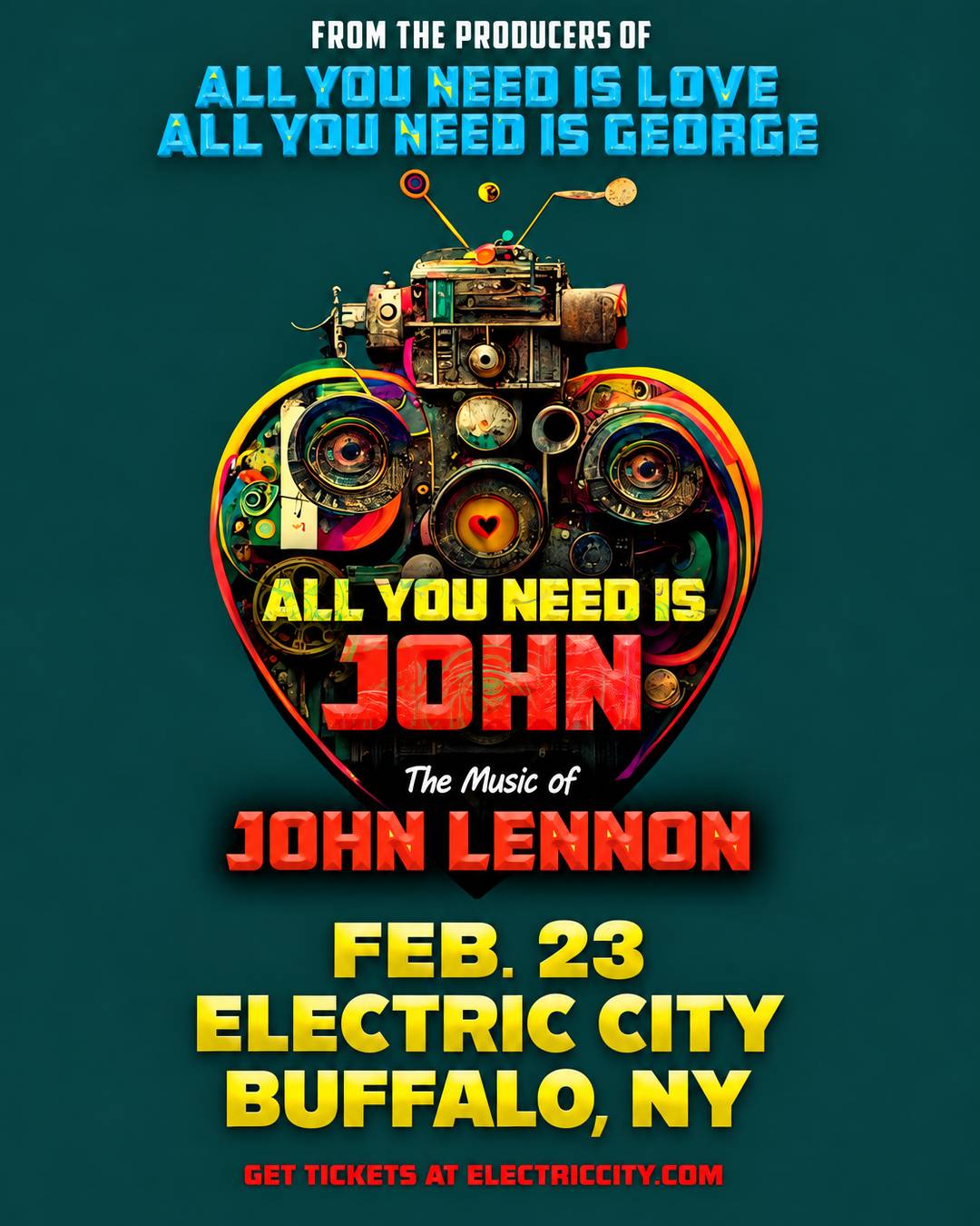 All You Need is John: A Celebration of the Music, Vision & Legacy of John Lennon event image