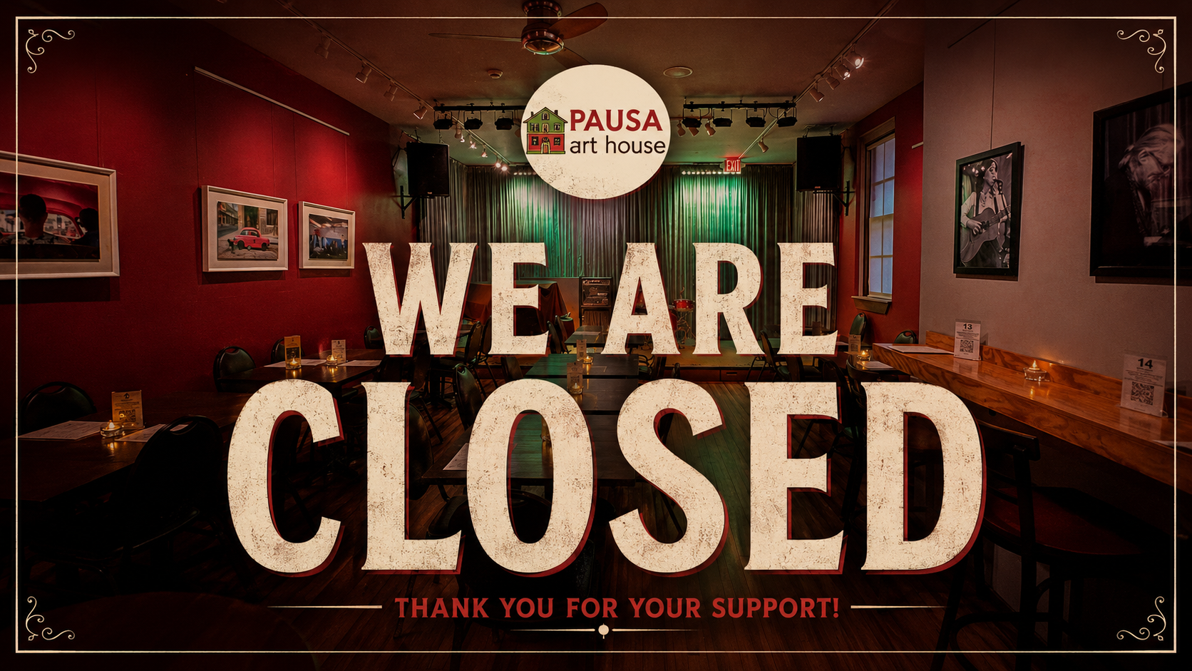 CLOSED Thursday 10/22 event image