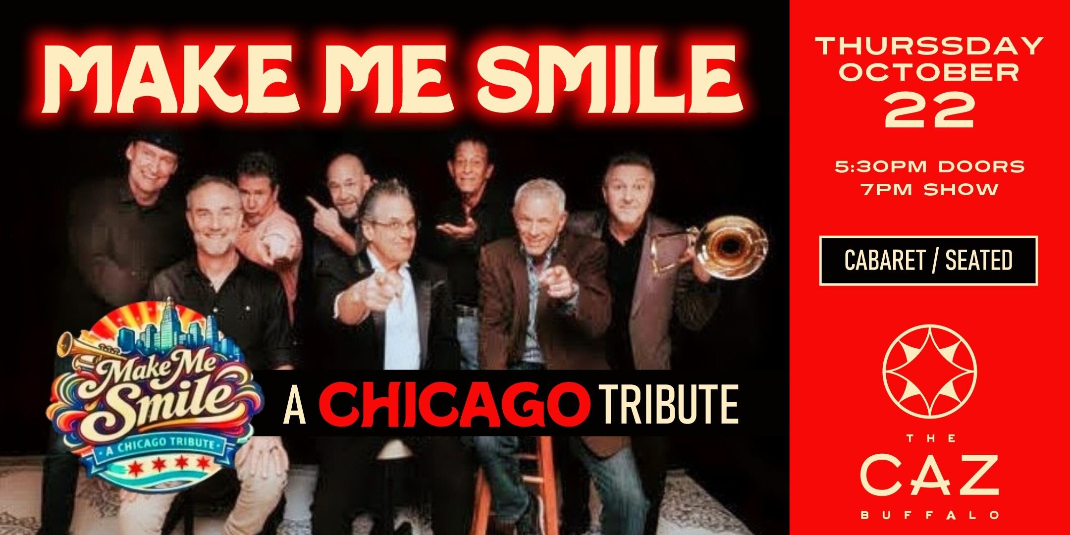MAKE ME SMILE - The Music Of Chicago event image