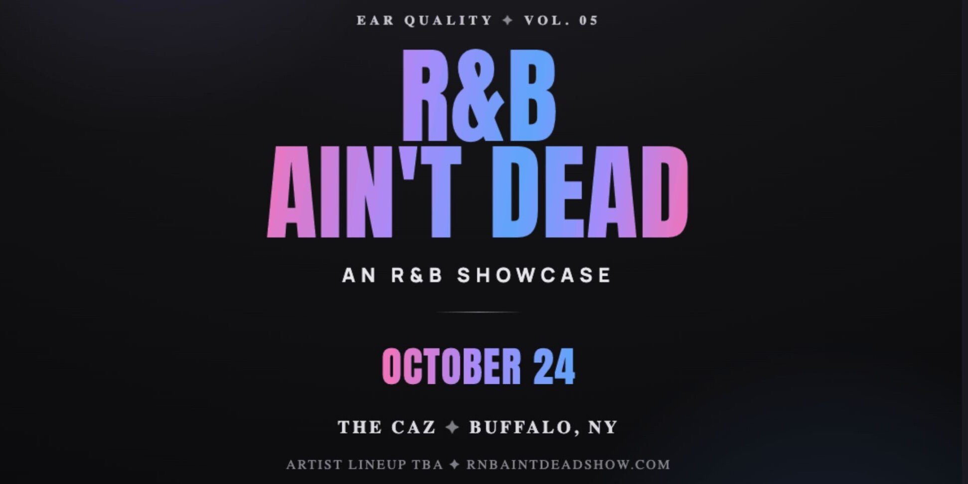 R&B Ain't Dead - An R&B Showcase event image