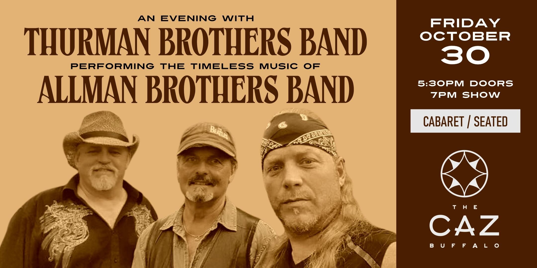 THE THURMAN BROTHERS BAND - The Music Of The Allman Brothers event image