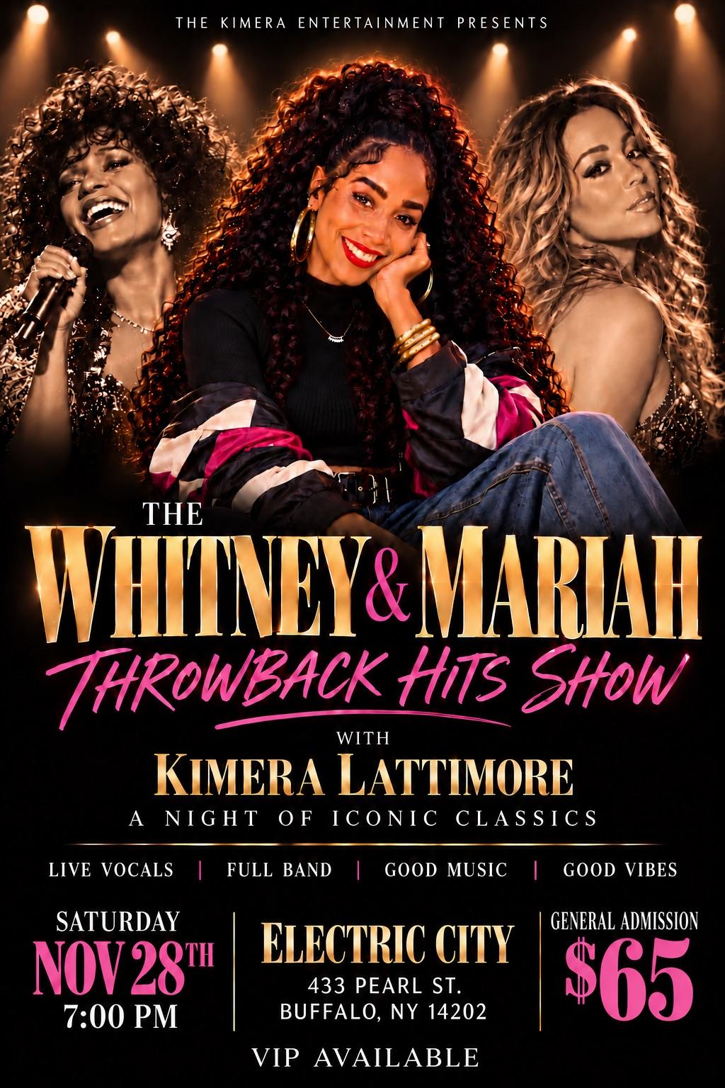 The Whitney & Mariah Throwback Hits Show event image