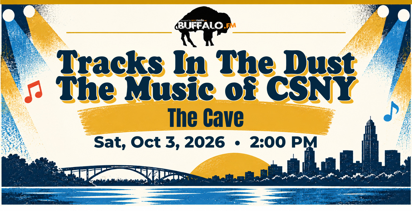 Tracks In The Dust The Music of CSNY at The Cave, Sat, Oct 3, 2026, 2:00 PM