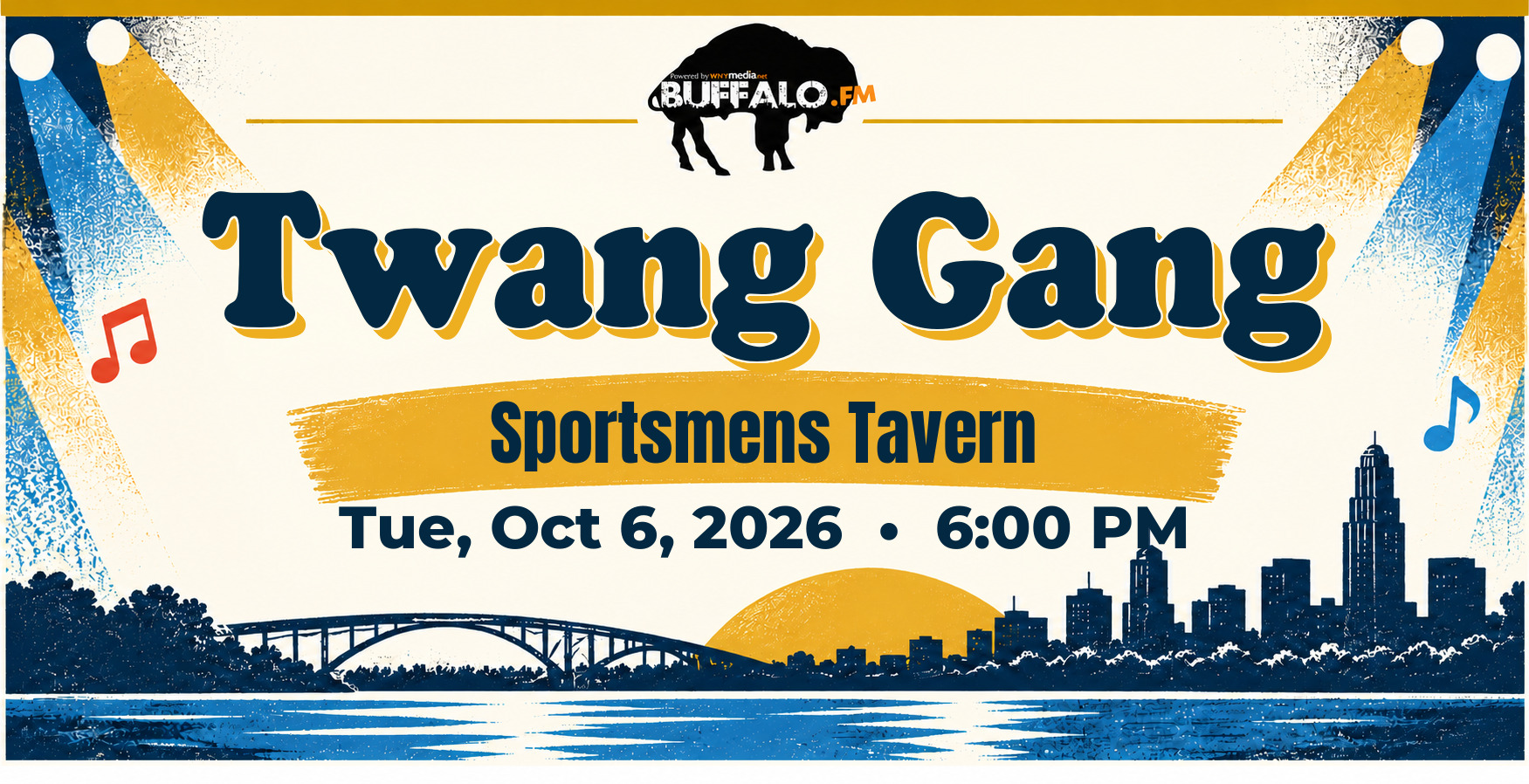 Twang Gang at Sportsmens Tavern, Tue, Oct 6, 2026, 6:00 PM