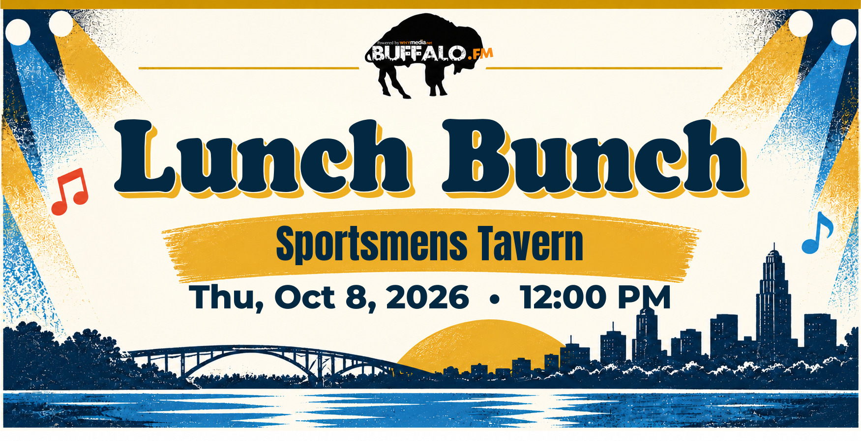 Lunch Bunch at Sportsmens Tavern, Thu, Oct 8, 2026, 12:00 PM