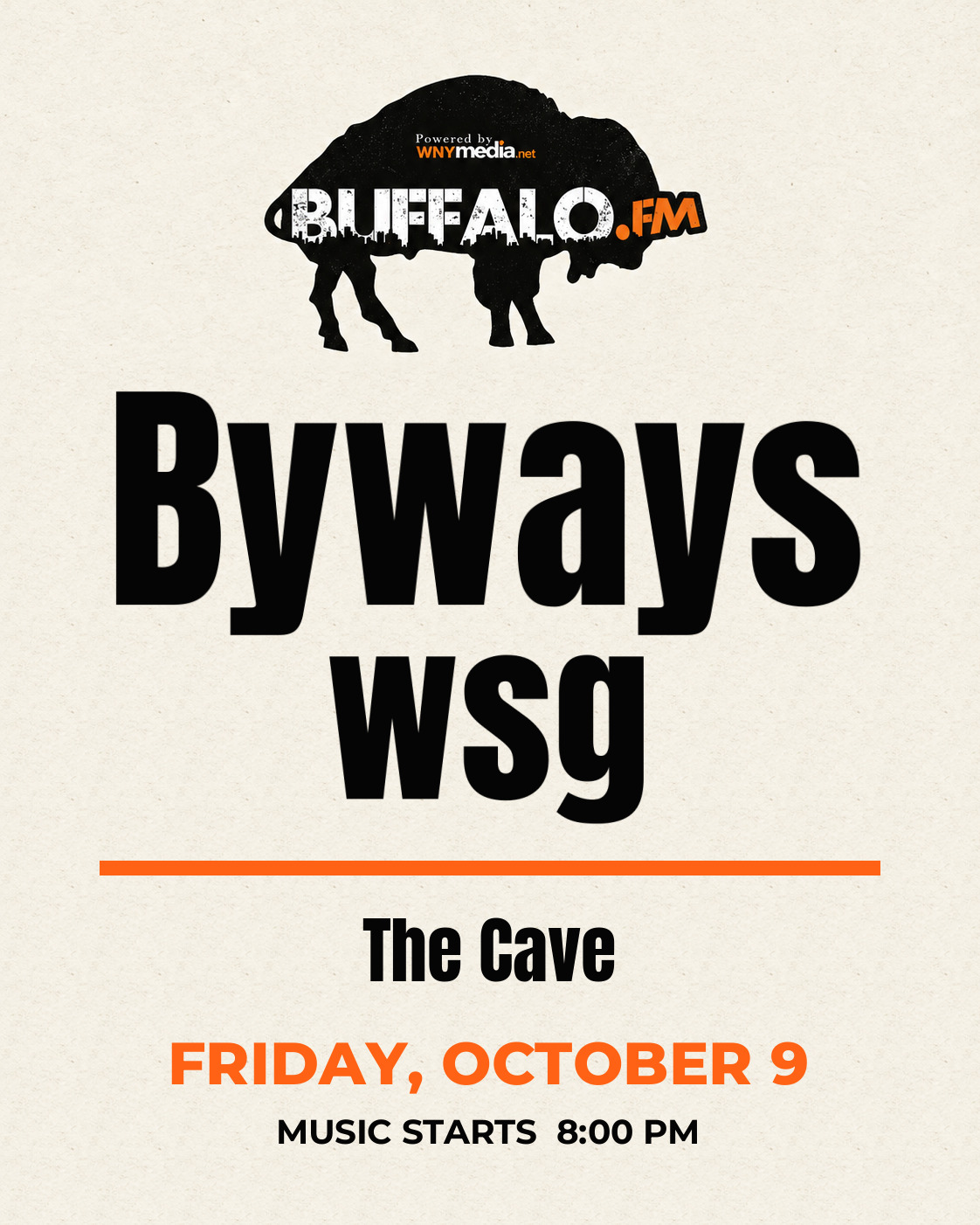 Byways wsg at The Cave, Friday, October 9, 8:00 PM