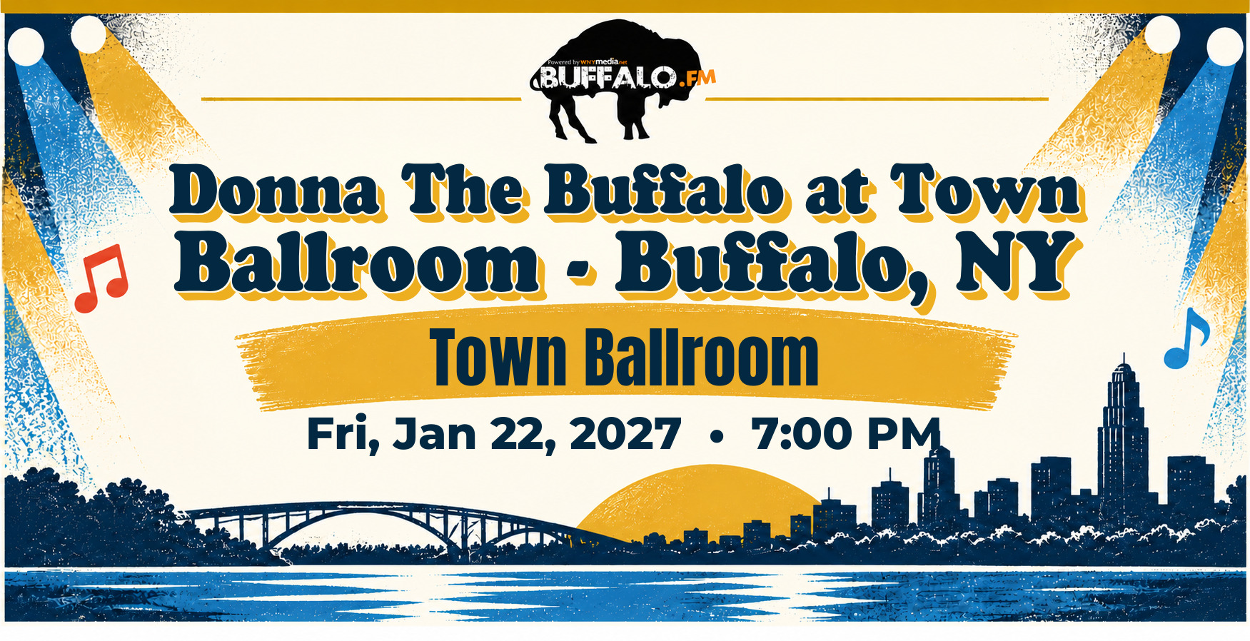 Donna The Buffalo at Town Ballroom - Buffalo, NY at Town Ballroom, Fri, Jan 22, 2027, 7:00 PM