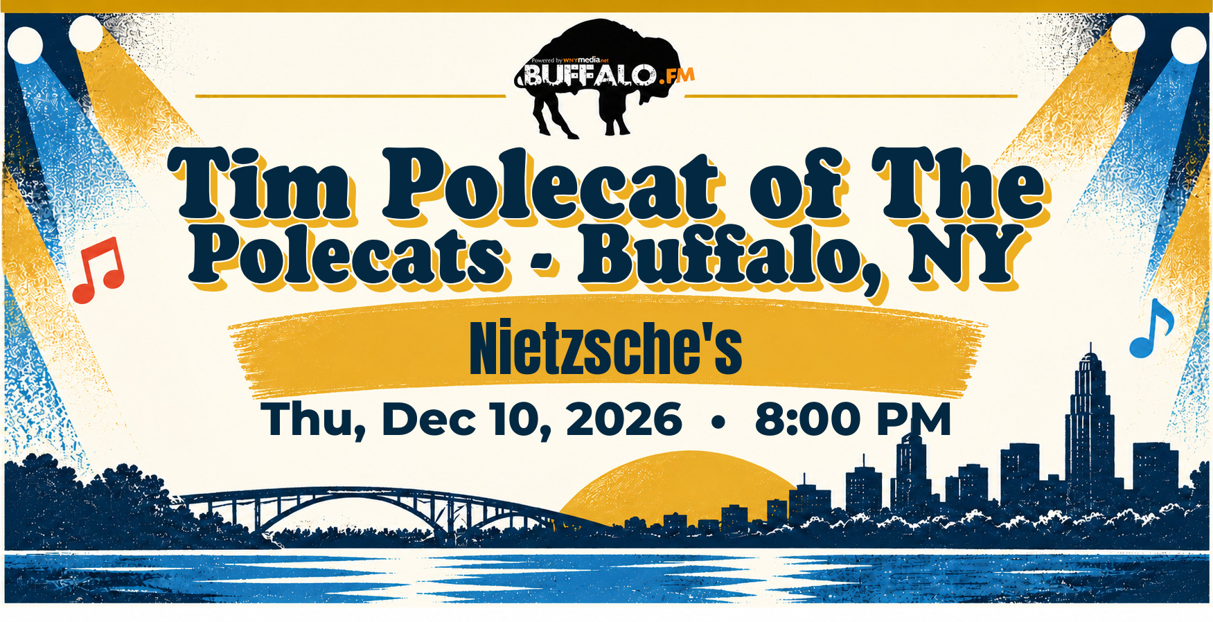 Tim Polecat of The Polecats - Buffalo, NY at Nietzsche's, Thu, Dec 10, 2026, 8:00 PM