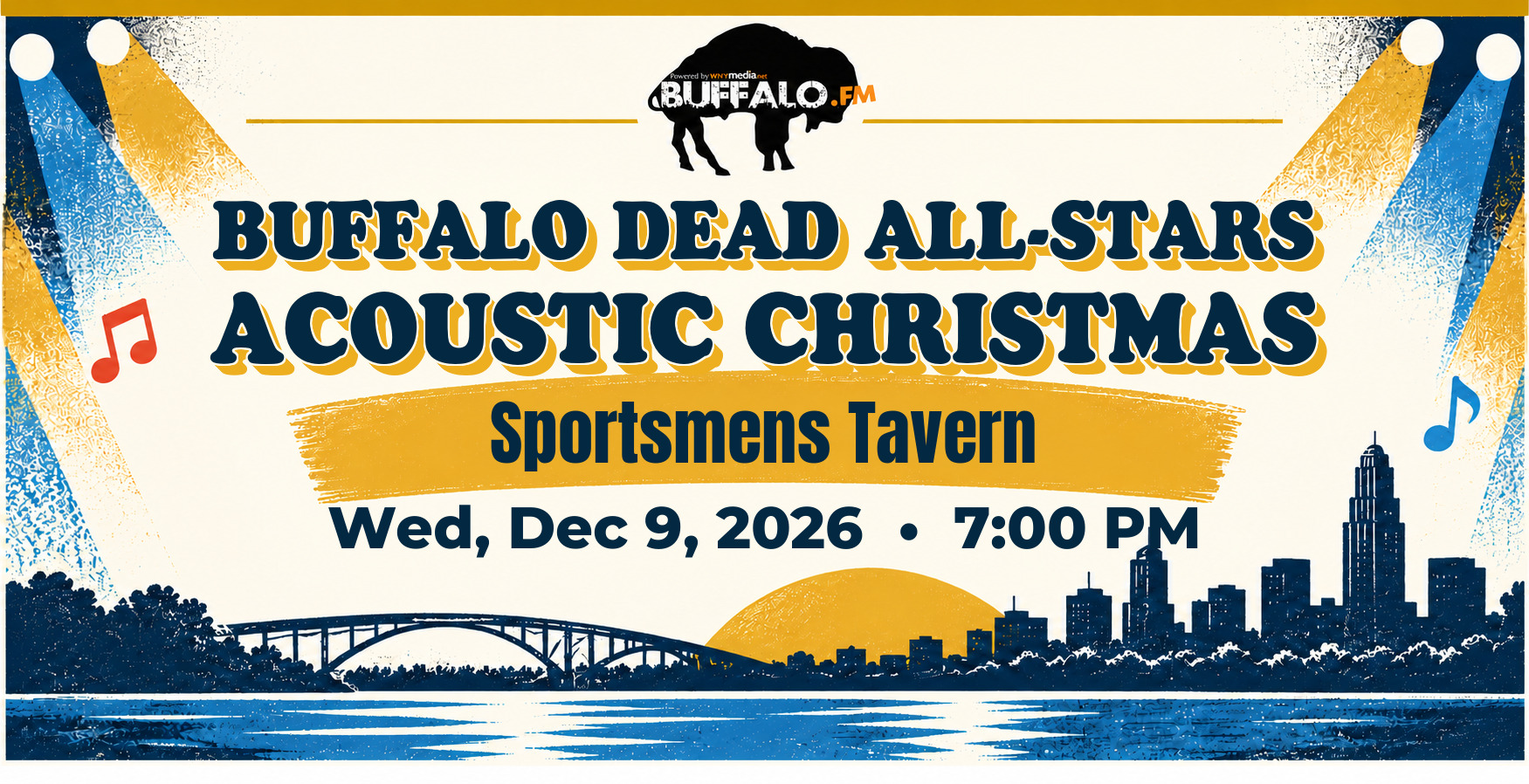 BUFFALO DEAD ALL-STARS ACOUSTIC CHRISTMAS at Sportsmens Tavern, Wed, Dec 9, 2026, 7:00 PM