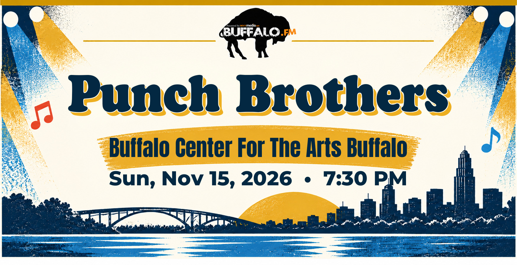 Punch Brothers at Buffalo Center For The Arts Buffalo, Sun, Nov 15, 2026, 7:30 PM