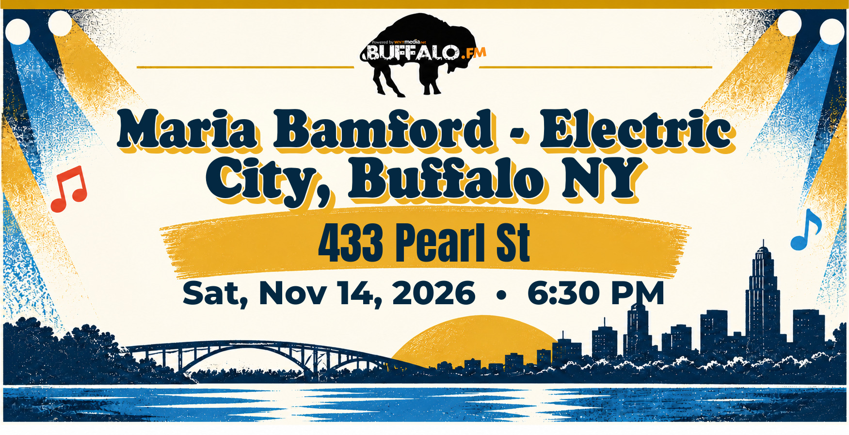 Maria Bamford - Electric City, Buffalo NY at 433 Pearl St, Sat, Nov 14, 2026, 6:30 PM