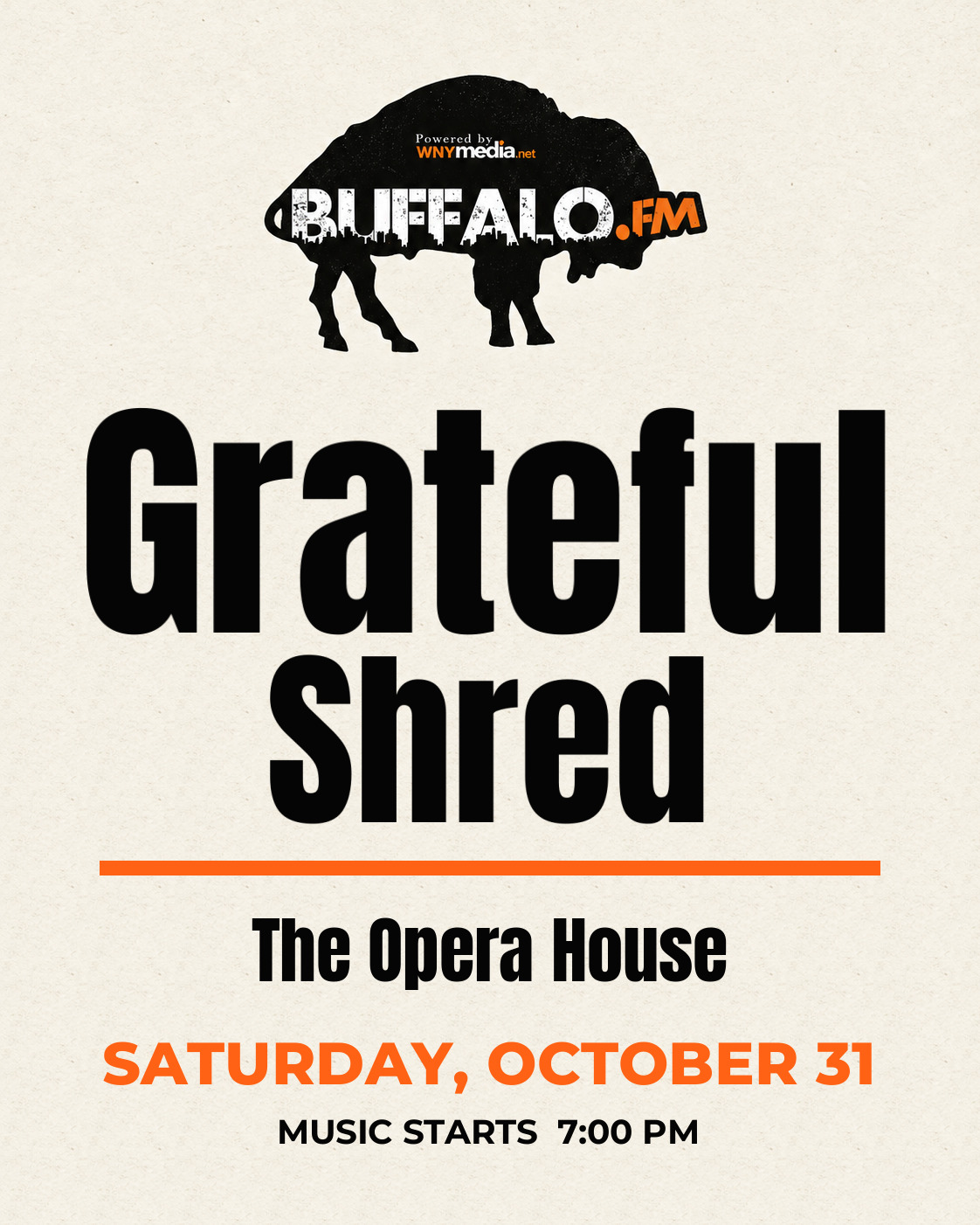 Grateful Shred at The Opera House, Saturday, October 31, 7:00 PM