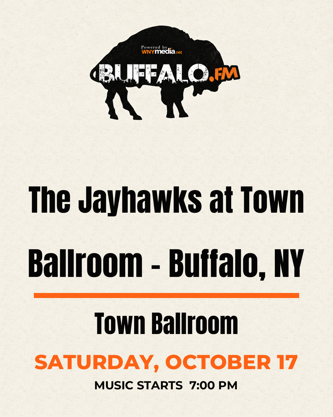 The Jayhawks at Town Ballroom - Buffalo, NY at Town Ballroom, Saturday, October 17, 7:00 PM