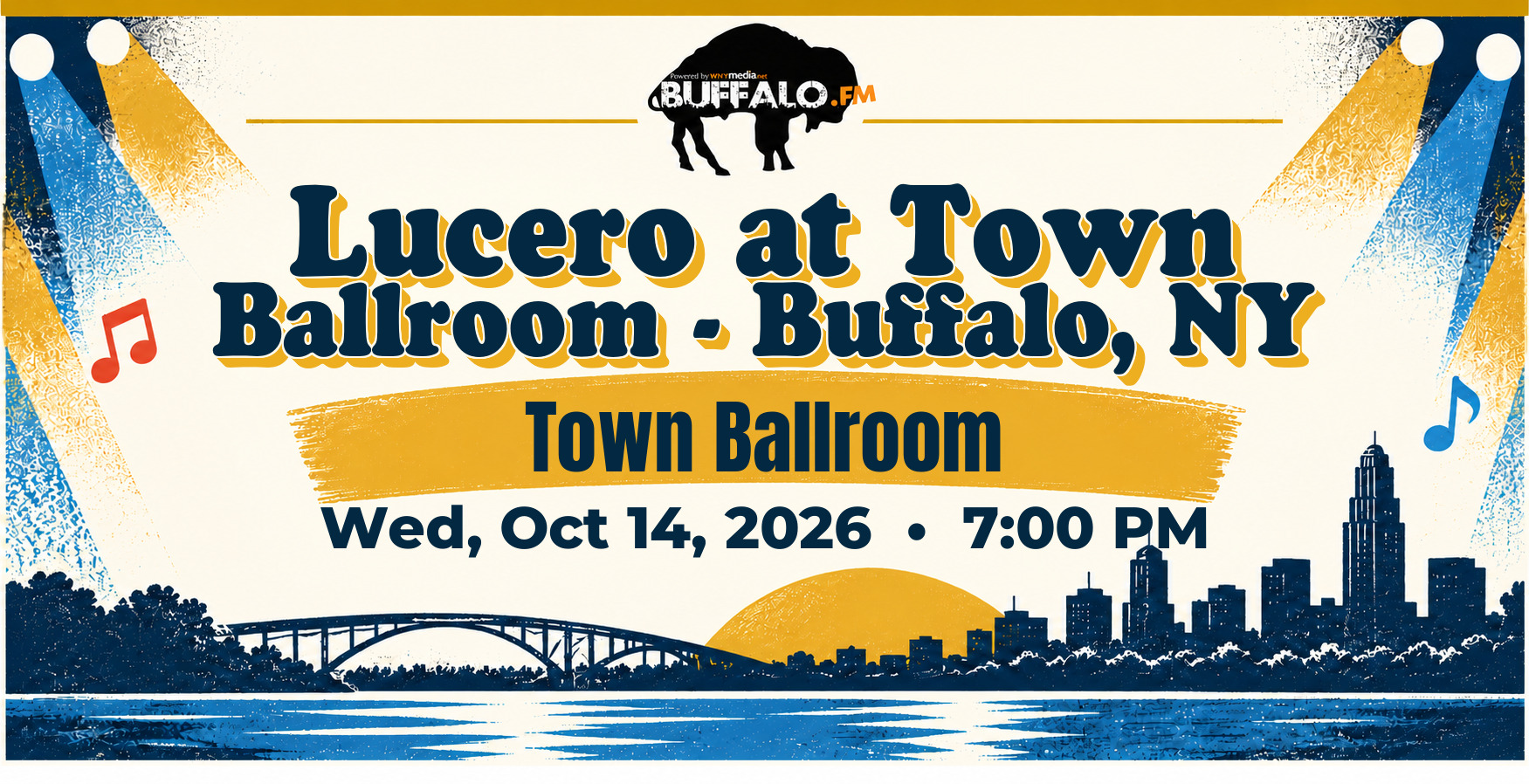 Lucero at Town Ballroom - Buffalo, NY at Town Ballroom, Wed, Oct 14, 2026, 7:00 PM