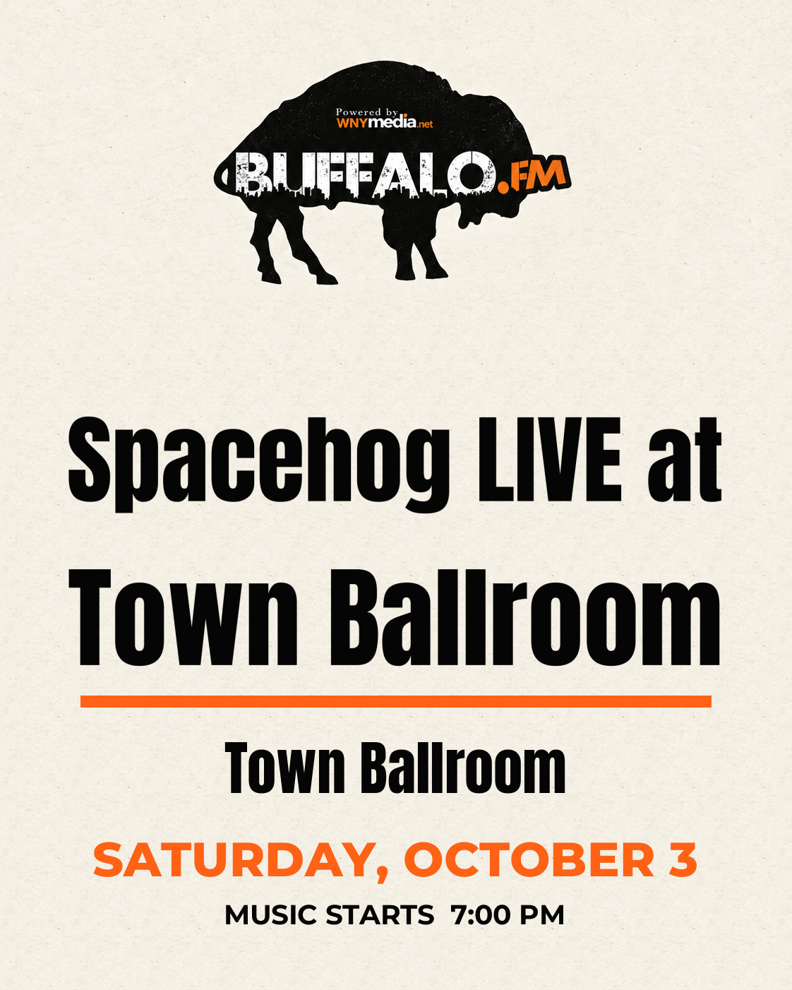 Spacehog LIVE at Town Ballroom at Town Ballroom, Saturday, October 3, 7:00 PM