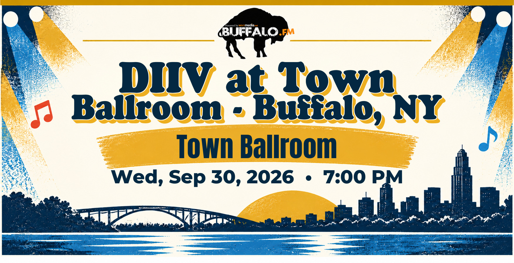 DIIV at Town Ballroom - Buffalo, NY at Town Ballroom, Wed, Sep 30, 2026, 7:00 PM