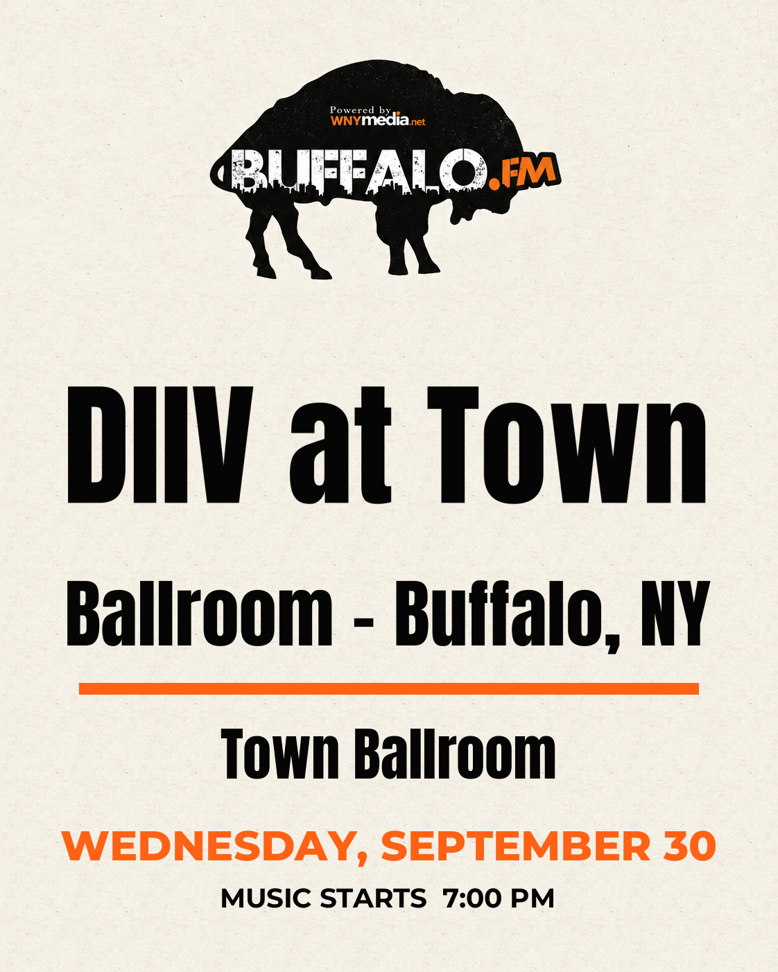 DIIV at Town Ballroom - Buffalo, NY at Town Ballroom, Wednesday, September 30, 7:00 PM