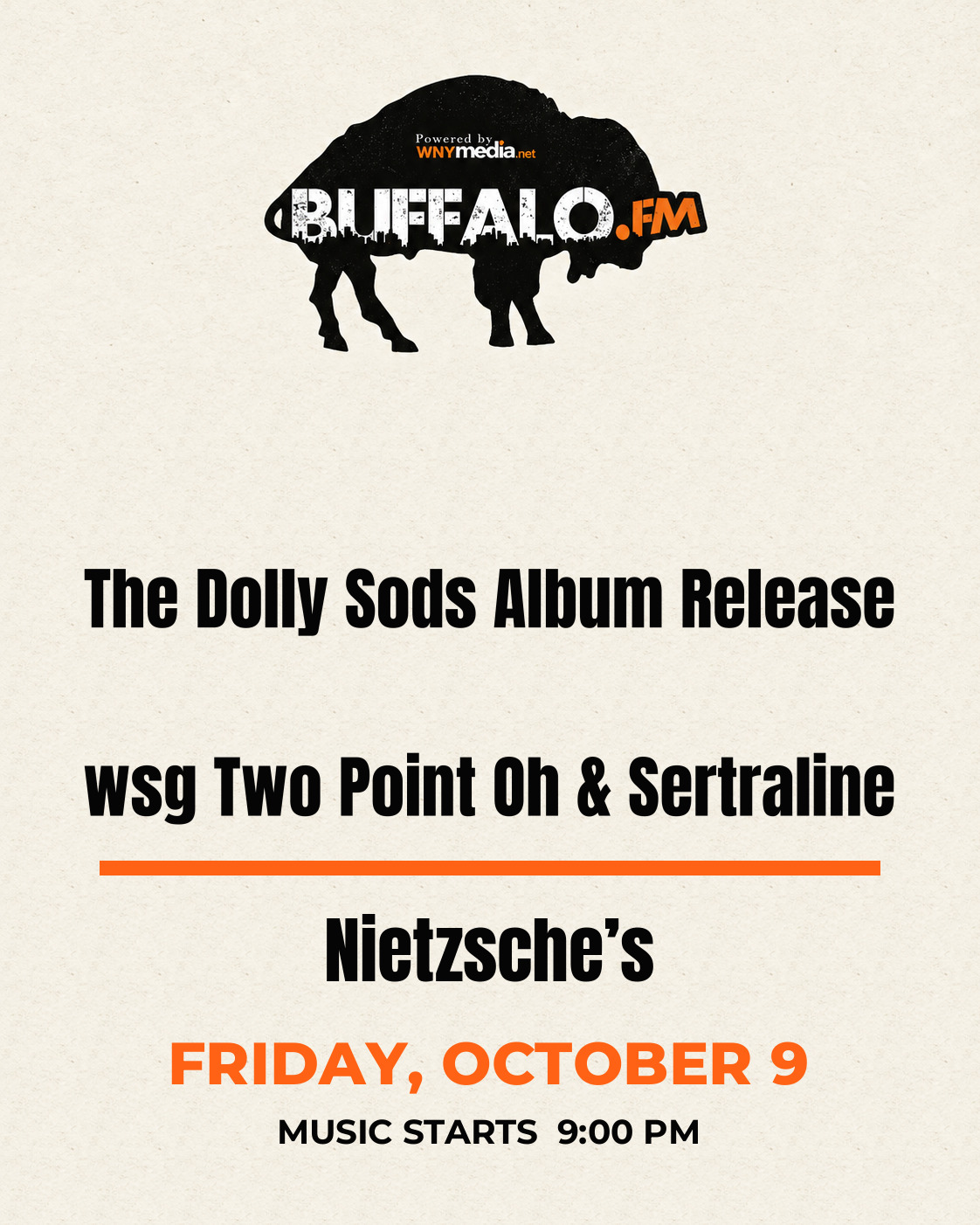 The Dolly Sods Album Release wsg Two Point Oh & Sertraline at Nietzsche’s, Friday, October 9, 9:00 PM