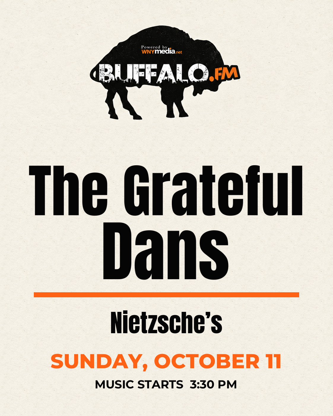 The Grateful Dans at Nietzsche’s, Sunday, October 11, 3:30 PM