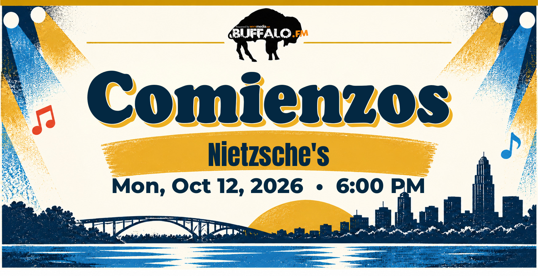 Comienzos at Nietzsche's, Mon, Oct 12, 2026, 6:00 PM