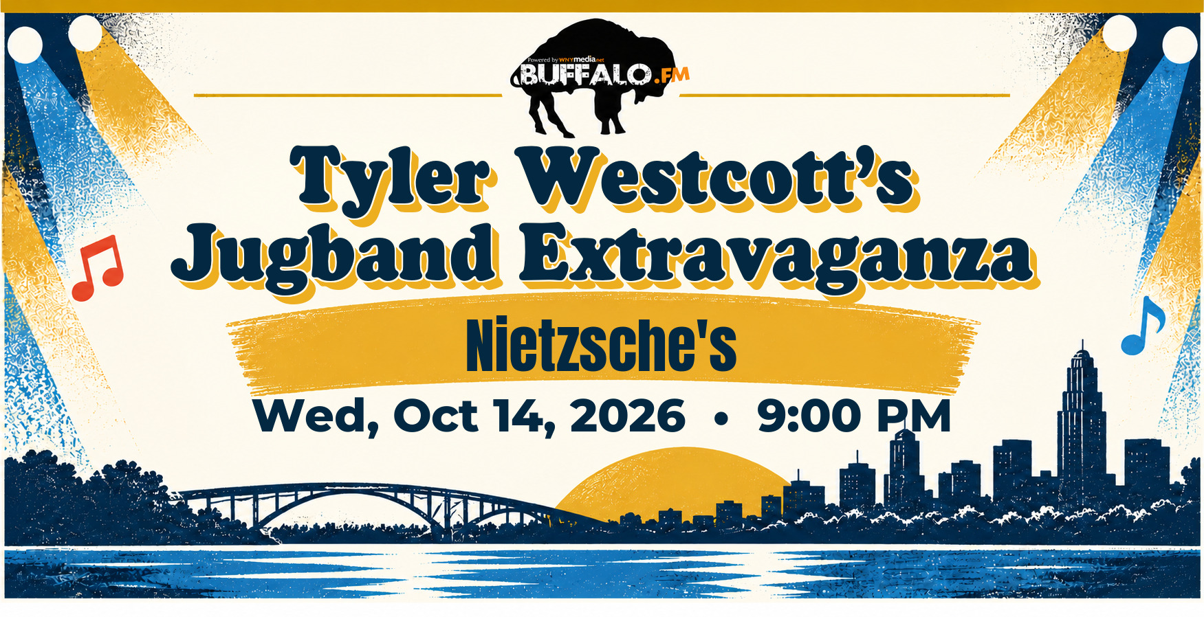 Tyler Westcott’s Jugband Extravaganza at Nietzsche's, Wed, Oct 14, 2026, 9:00 PM