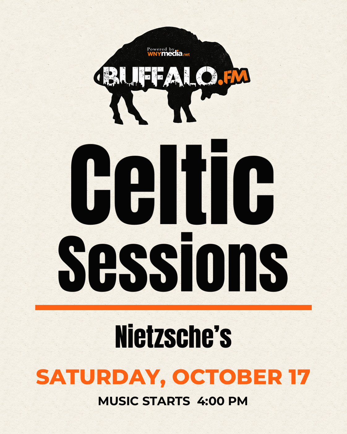 Celtic Sessions at Nietzsche’s, Saturday, October 17, 4:00 PM