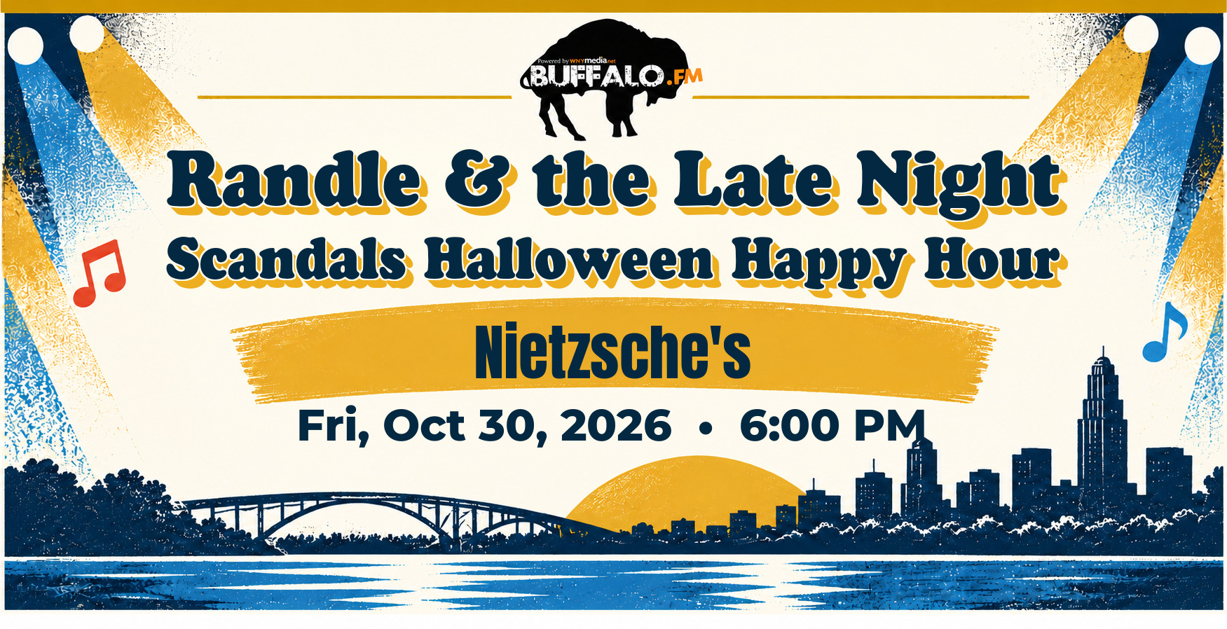 Randle & the Late Night Scandals Halloween Happy Hour at Nietzsche's, Fri, Oct 30, 2026, 6:00 PM
