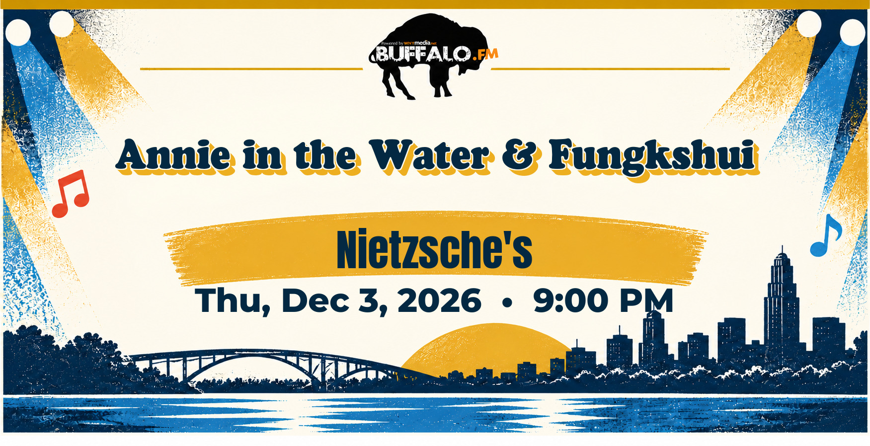 Annie in the Water & Fungkshui at Nietzsche's, Thu, Dec 3, 2026, 9:00 PM