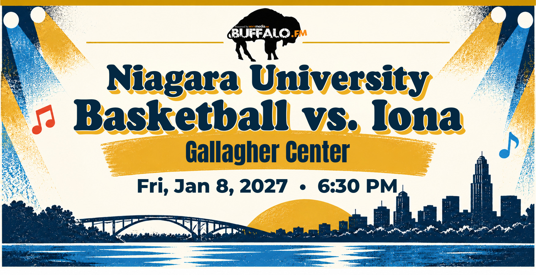 Niagara University Basketball vs. Iona at Gallagher Center, Fri, Jan 8, 2027, 6:30 PM