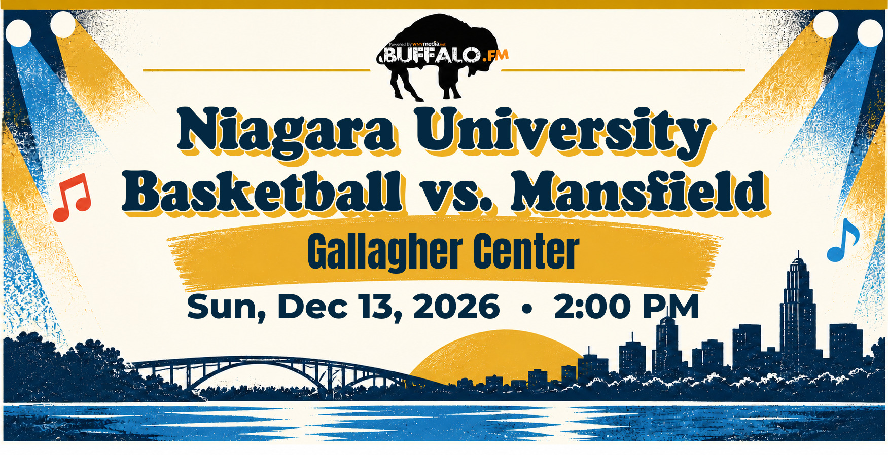 Niagara University Basketball vs. Mansfield at Gallagher Center, Sun, Dec 13, 2026, 2:00 PM