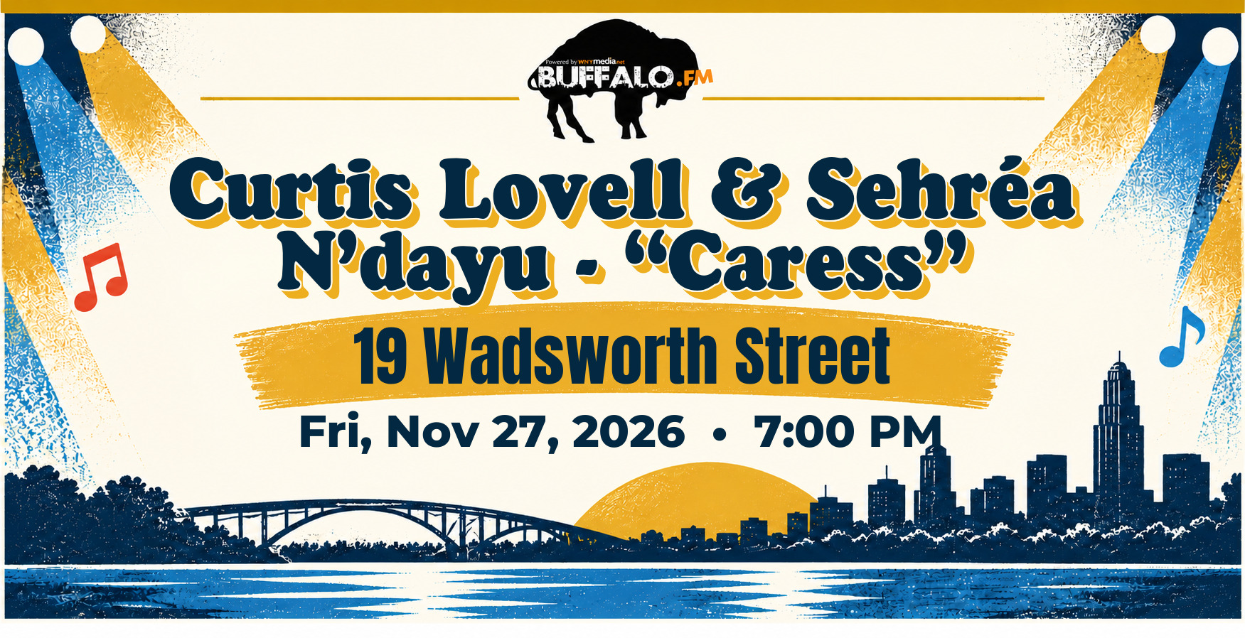 Curtis Lovell & Sehréa N’dayu - “Caress” at 19 Wadsworth Street, Fri, Nov 27, 2026, 7:00 PM