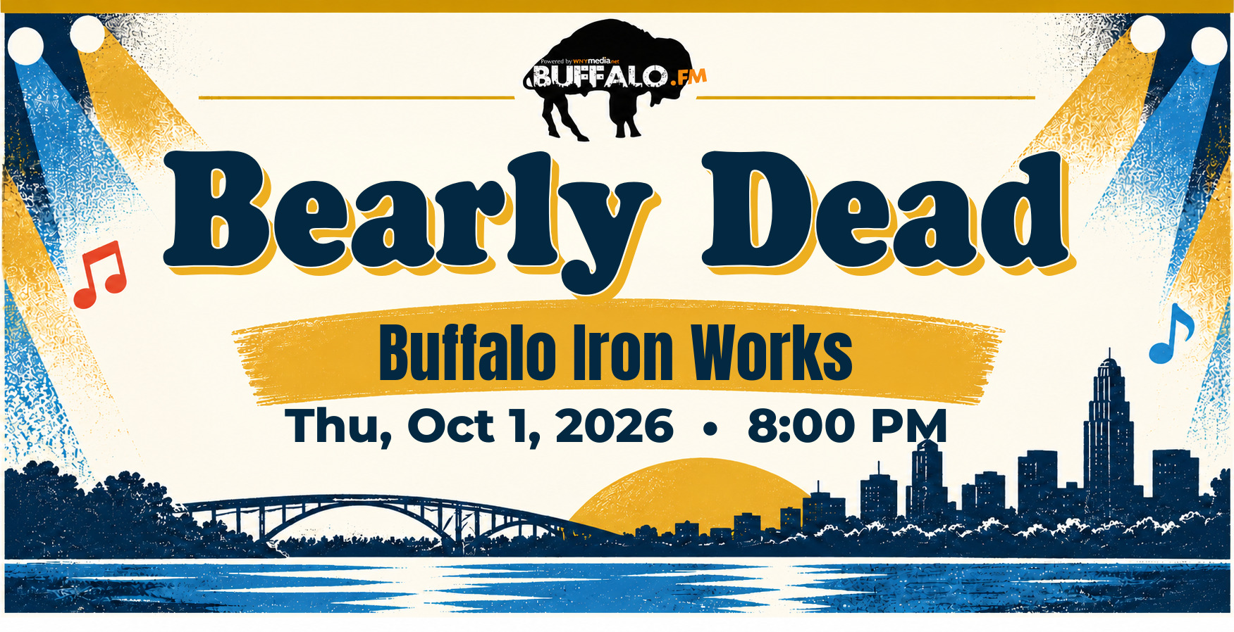 Bearly Dead at Buffalo Iron Works, Thu, Oct 1, 2026, 8:00 PM