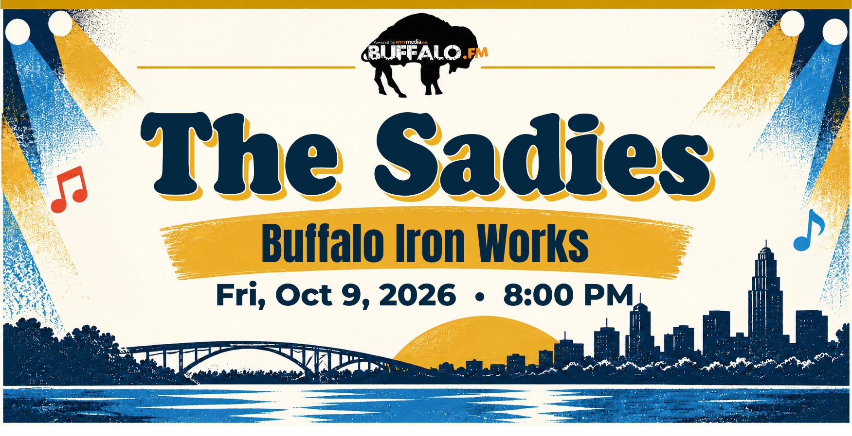 The Sadies at Buffalo Iron Works, Fri, Oct 9, 2026, 8:00 PM