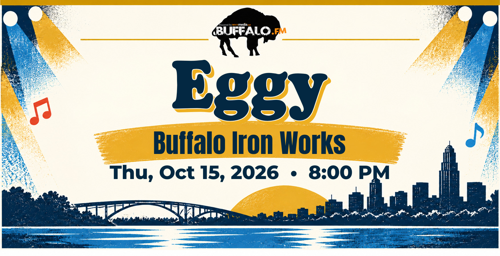 Eggy at Buffalo Iron Works, Thu, Oct 15, 2026, 8:00 PM