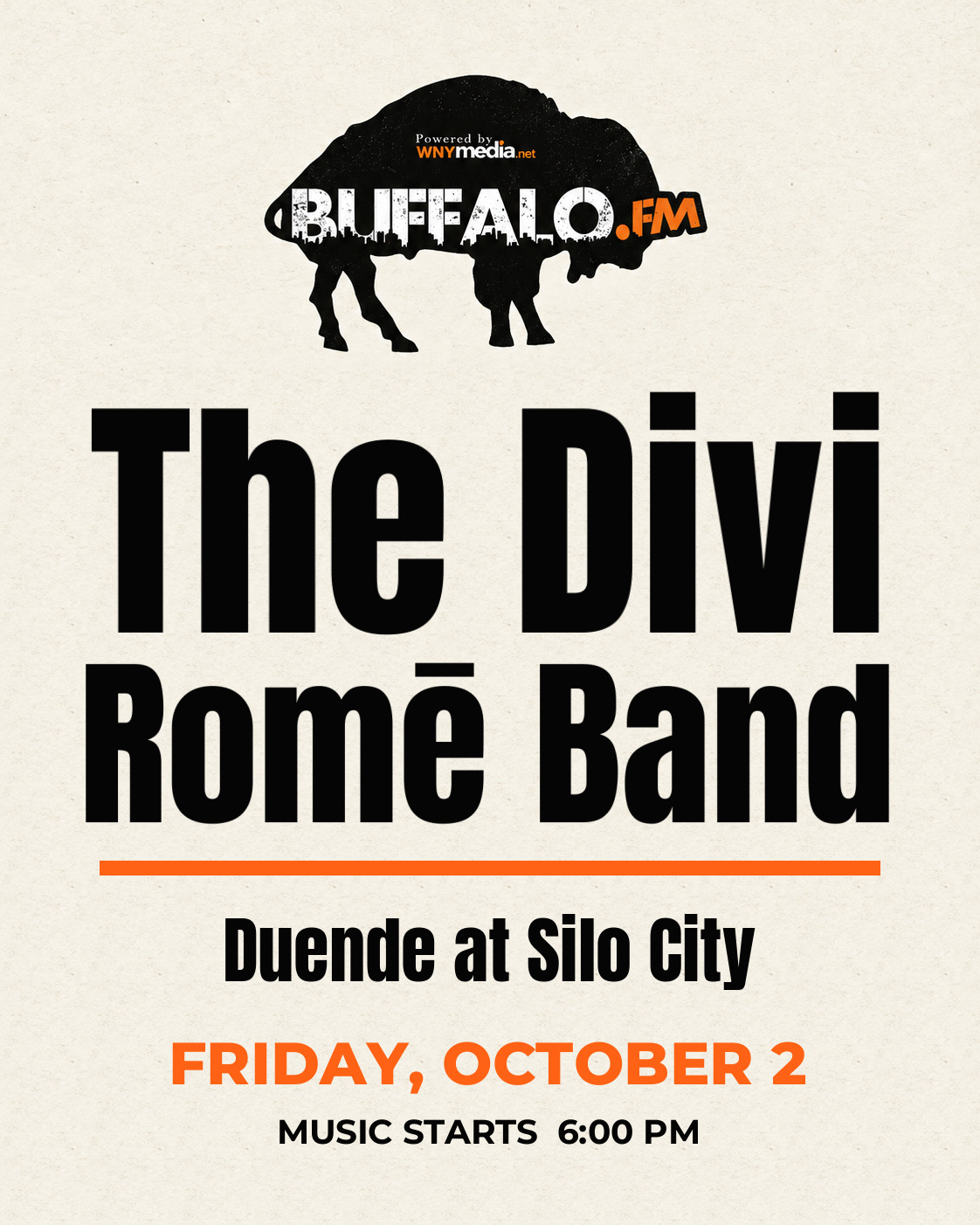 The Divi Romē Band at Duende at Silo City, Friday, October 2, 6:00 PM