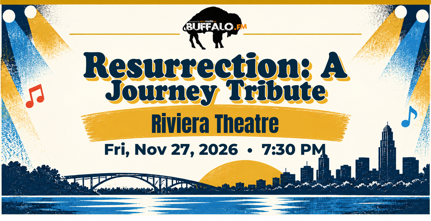 Resurrection: A Journey Tribute at Riviera Theatre, Fri, Nov 27, 2026, 7:30 PM