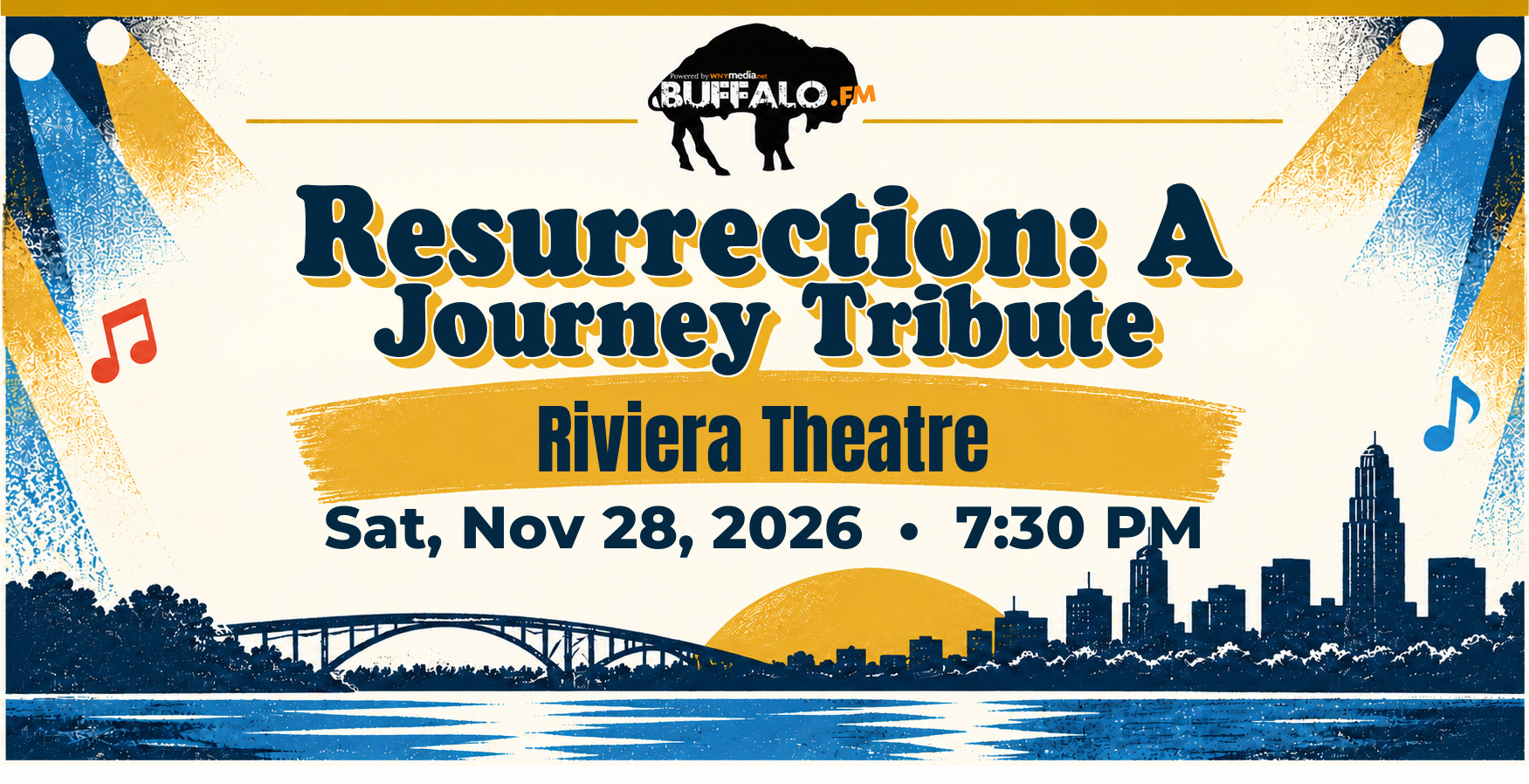 Resurrection: A Journey Tribute at Riviera Theatre, Sat, Nov 28, 2026, 7:30 PM