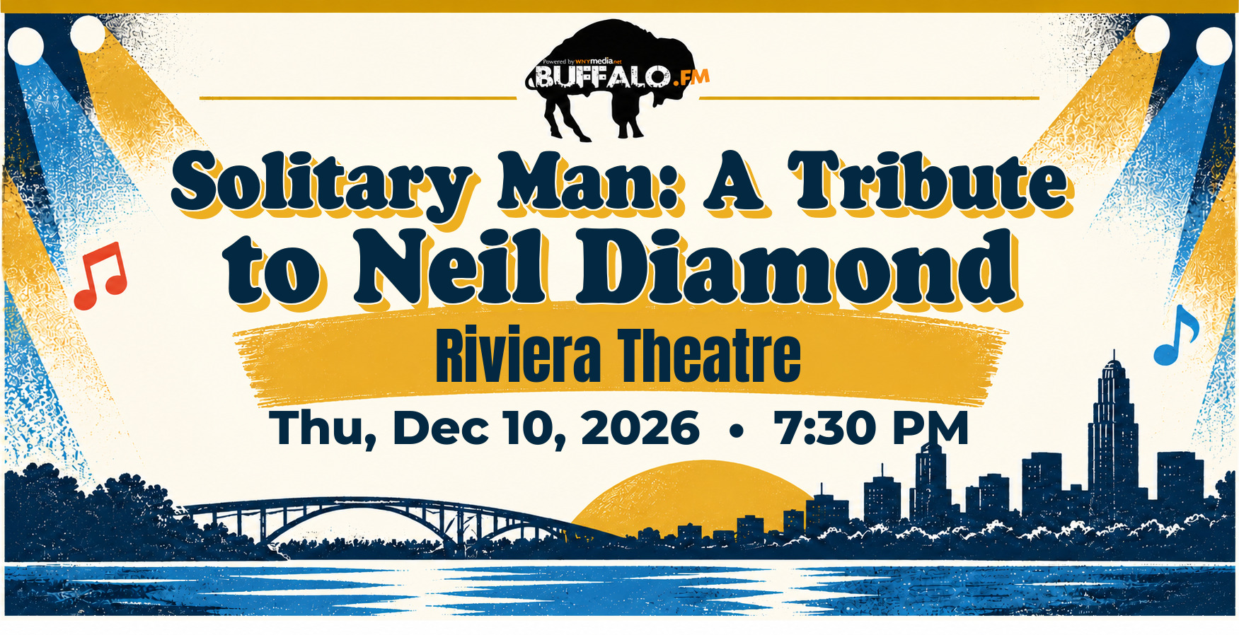Solitary Man: A Tribute to Neil Diamond at Riviera Theatre, Thu, Dec 10, 2026, 7:30 PM