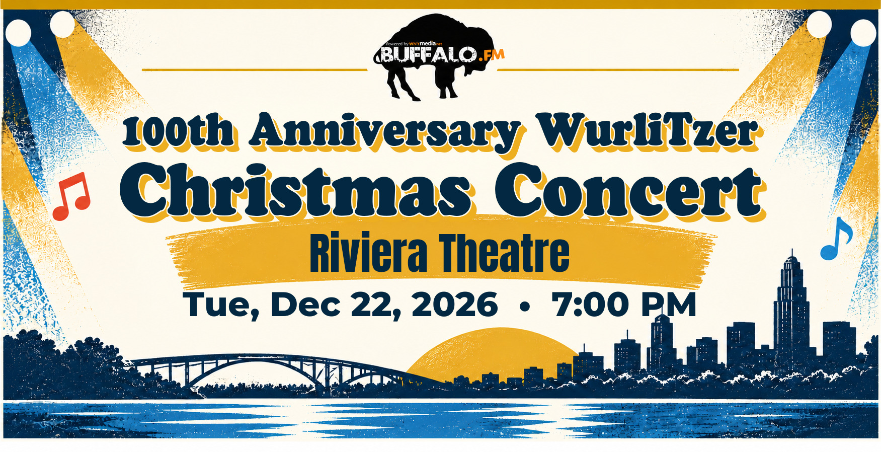 100th Anniversary WurliTzer Christmas Concert at Riviera Theatre, Tue, Dec 22, 2026, 7:00 PM