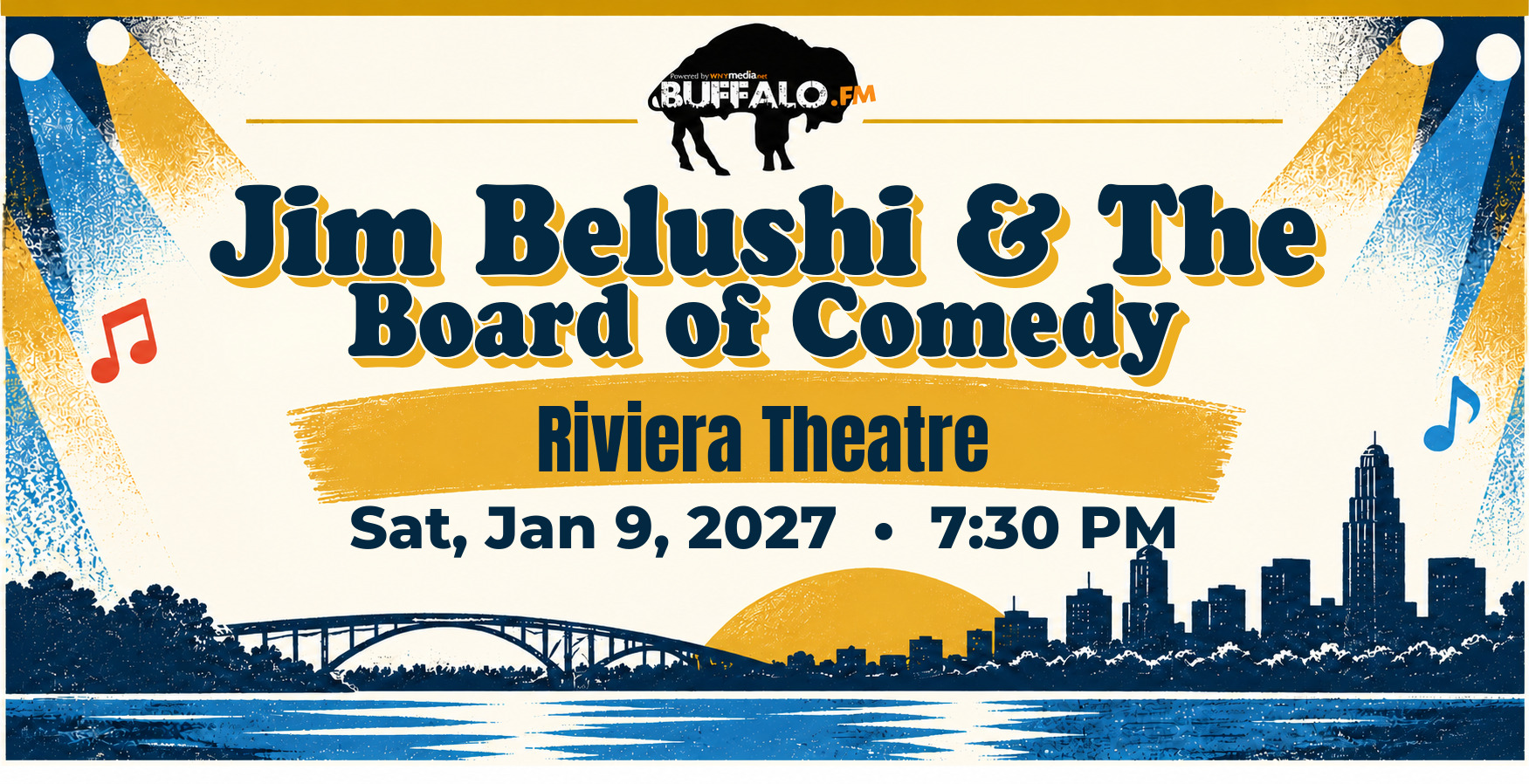 Jim Belushi & The Board of Comedy at Riviera Theatre, Sat, Jan 9, 2027, 7:30 PM
