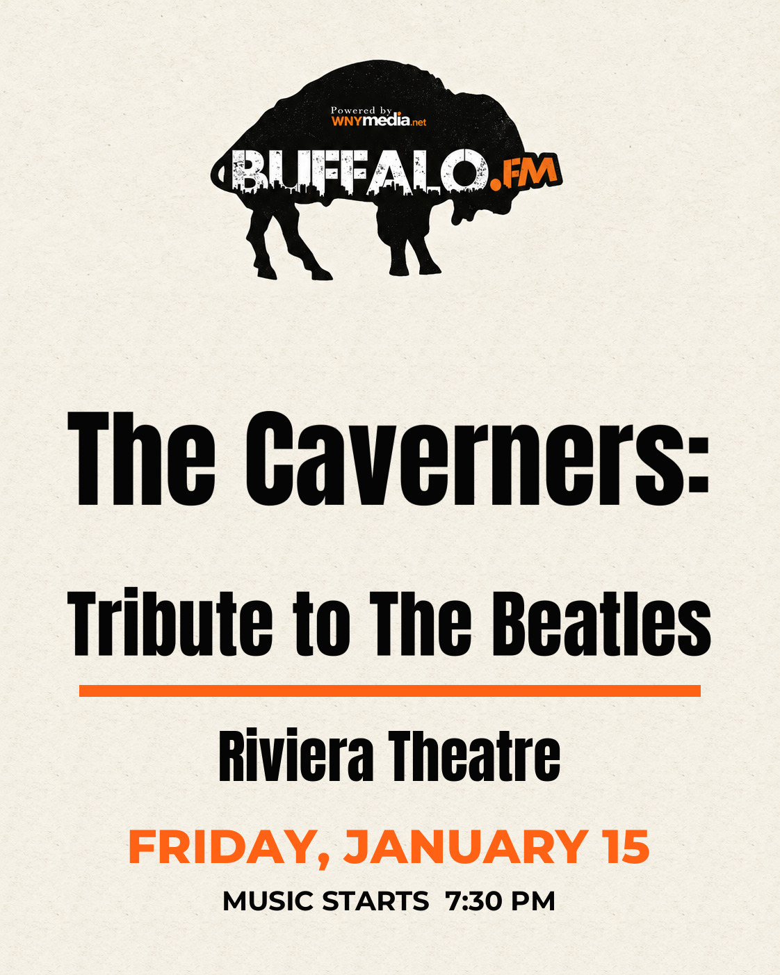 The Caverners: Tribute to The Beatles at Riviera Theatre, Friday, January 15, 7:30 PM