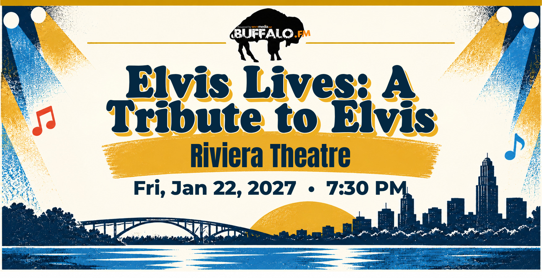 Elvis Lives: A Tribute to Elvis at Riviera Theatre, Fri, Jan 22, 2027, 7:30 PM
