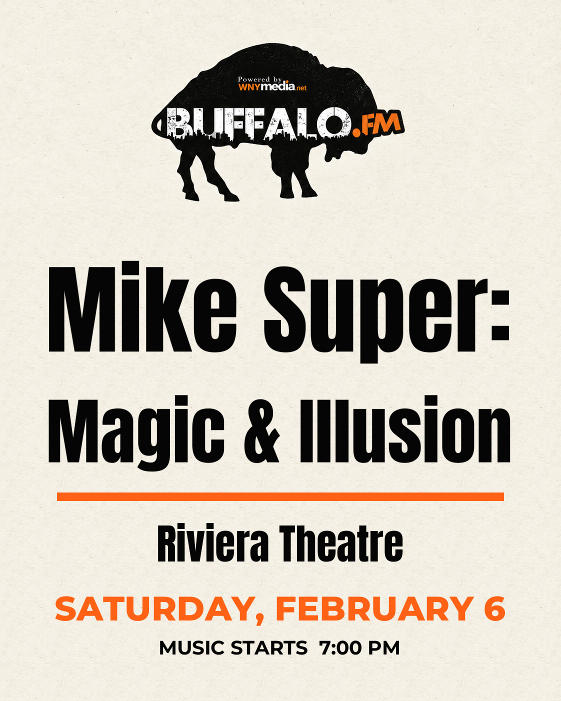 Mike Super: Magic & Illusion at Riviera Theatre, Saturday, February 6, 7:00 PM