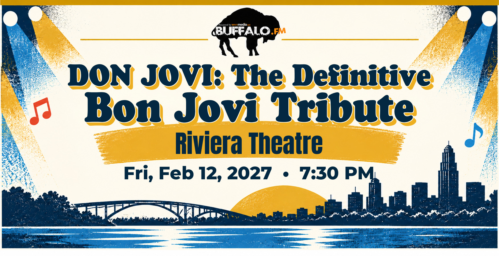 DON JOVI: The Definitive Bon Jovi Tribute at Riviera Theatre, Fri, Feb 12, 2027, 7:30 PM