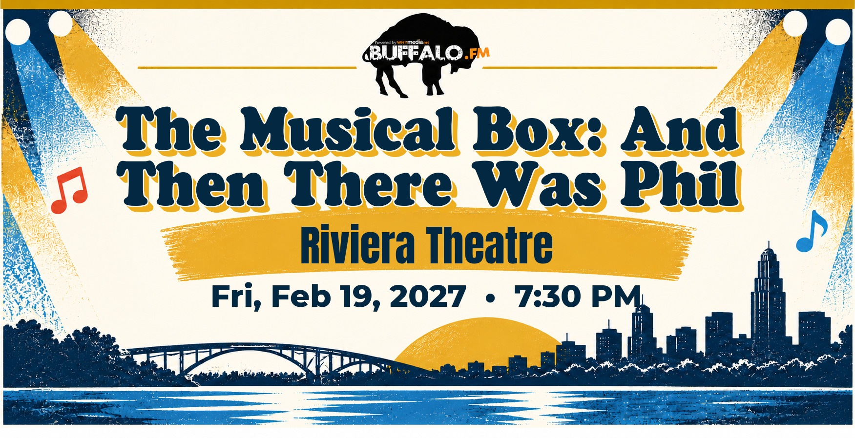 The Musical Box: And Then There Was Phil at Riviera Theatre, Fri, Feb 19, 2027, 7:30 PM