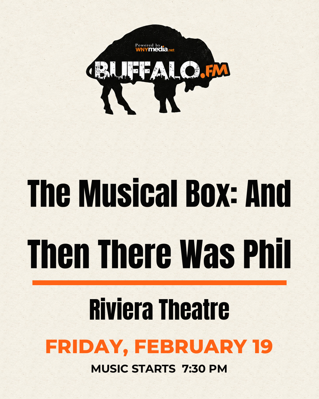 The Musical Box: And Then There Was Phil at Riviera Theatre, Friday, February 19, 7:30 PM