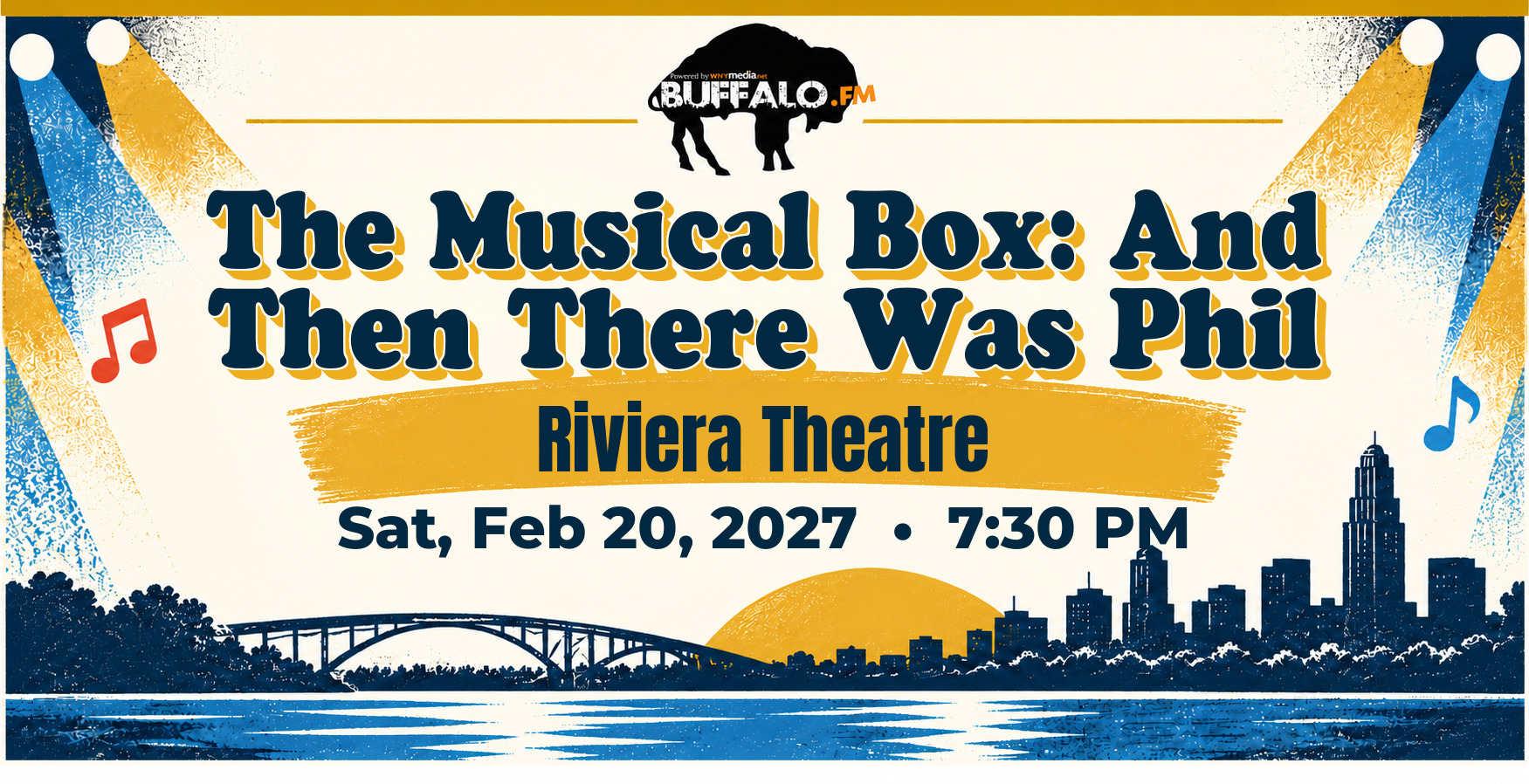 The Musical Box: And Then There Was Phil at Riviera Theatre, Sat, Feb 20, 2027, 7:30 PM