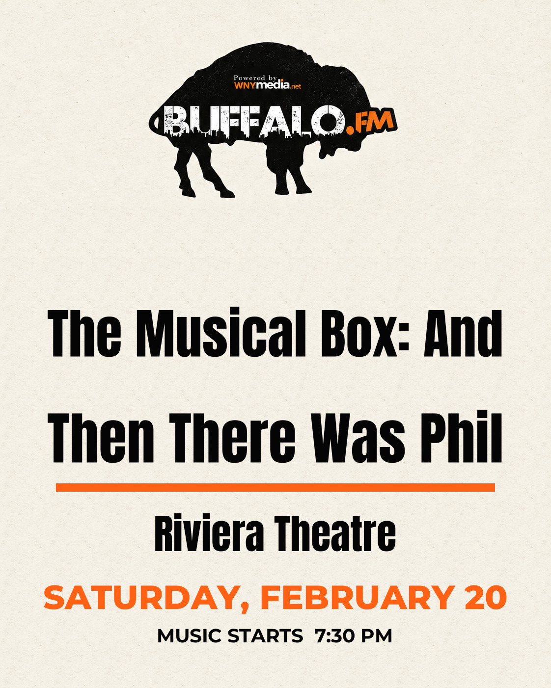 The Musical Box: And Then There Was Phil at Riviera Theatre, Saturday, February 20, 7:30 PM